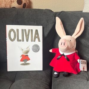 Olivia Plush Toy and Book Set